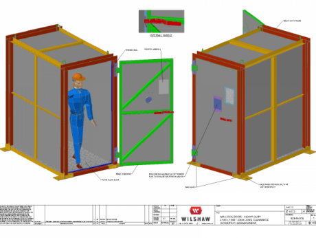 AIR LOCK CHAMBERS & MAN DOORS